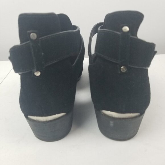 Michael Kors Mercer Black Suede Women's Bootie Sz 8 - Picture 2 of 11